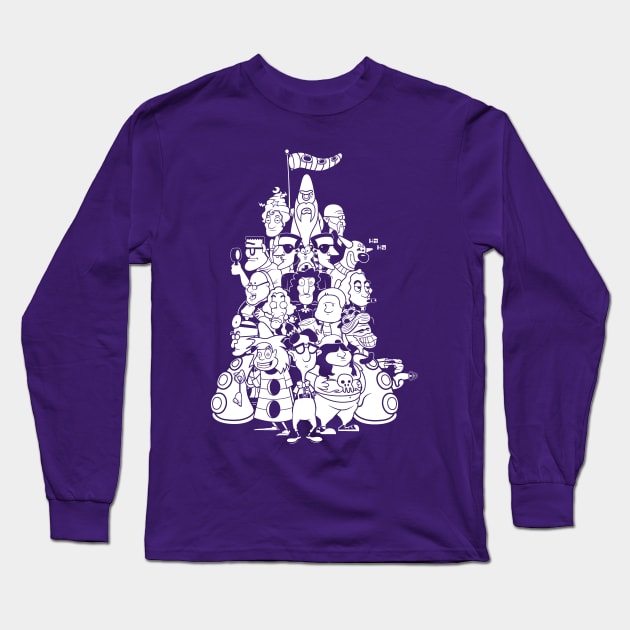 Day at the Mansion Long Sleeve T-Shirt by hoborobo